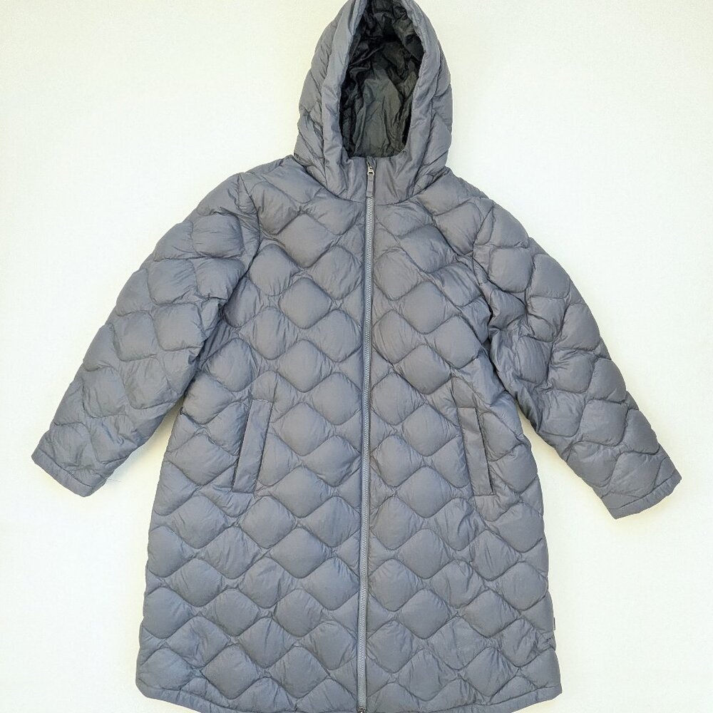 Eddie Bauer Shaw Down Women's Parka Size 3X Lilac - Picture 2 of 12